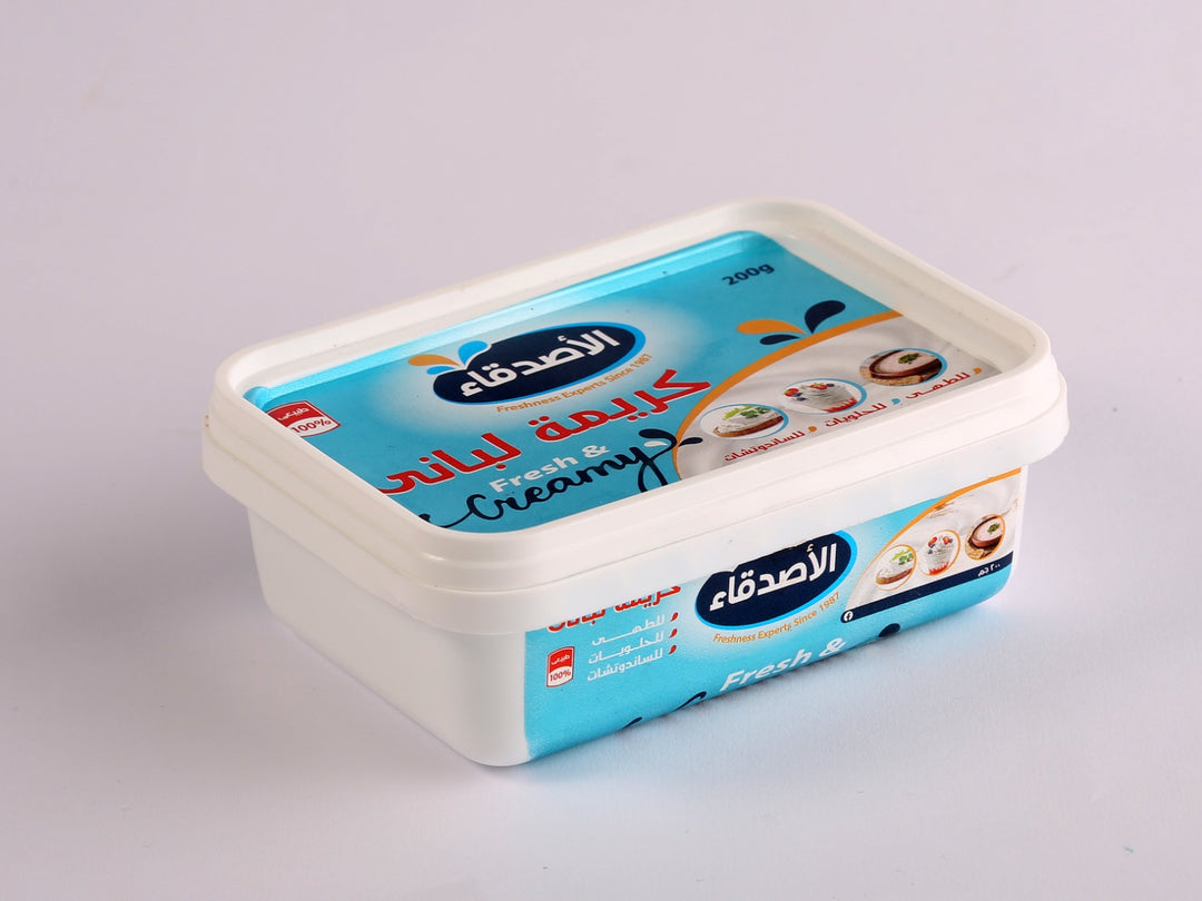 Al Asdekaa Pasteurized cream 200 gm
